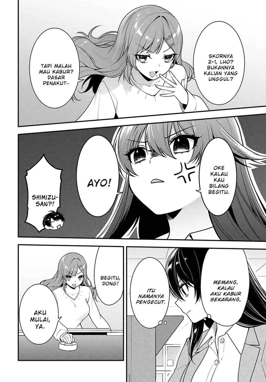 Tonari no Seki no Yankee Shimizu-san ga Kami wo Kuroku Sometekita Chapter 7 - Page 12