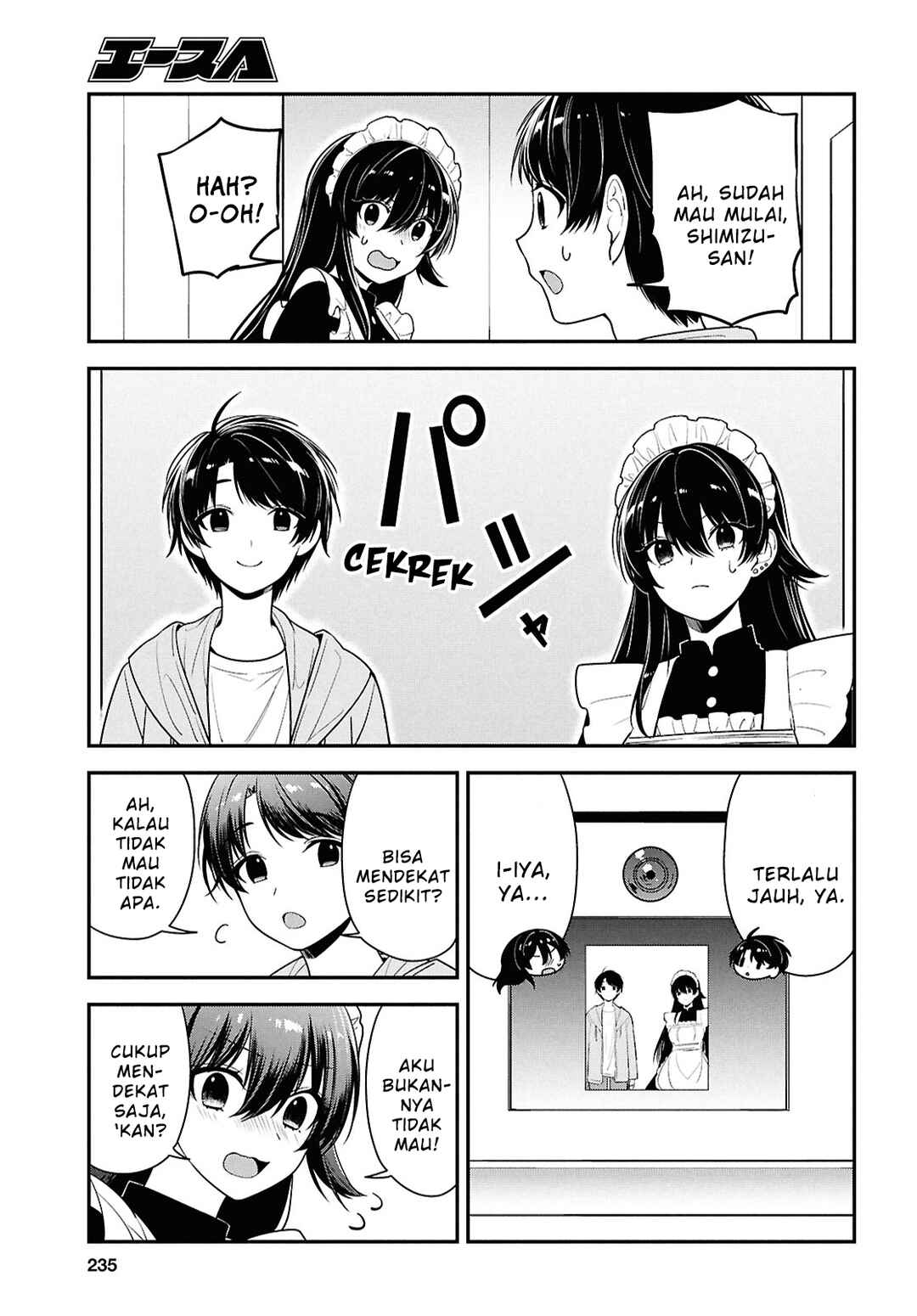 Tonari no Seki no Yankee Shimizu-san ga Kami wo Kuroku Sometekita Chapter 7 - Page 24