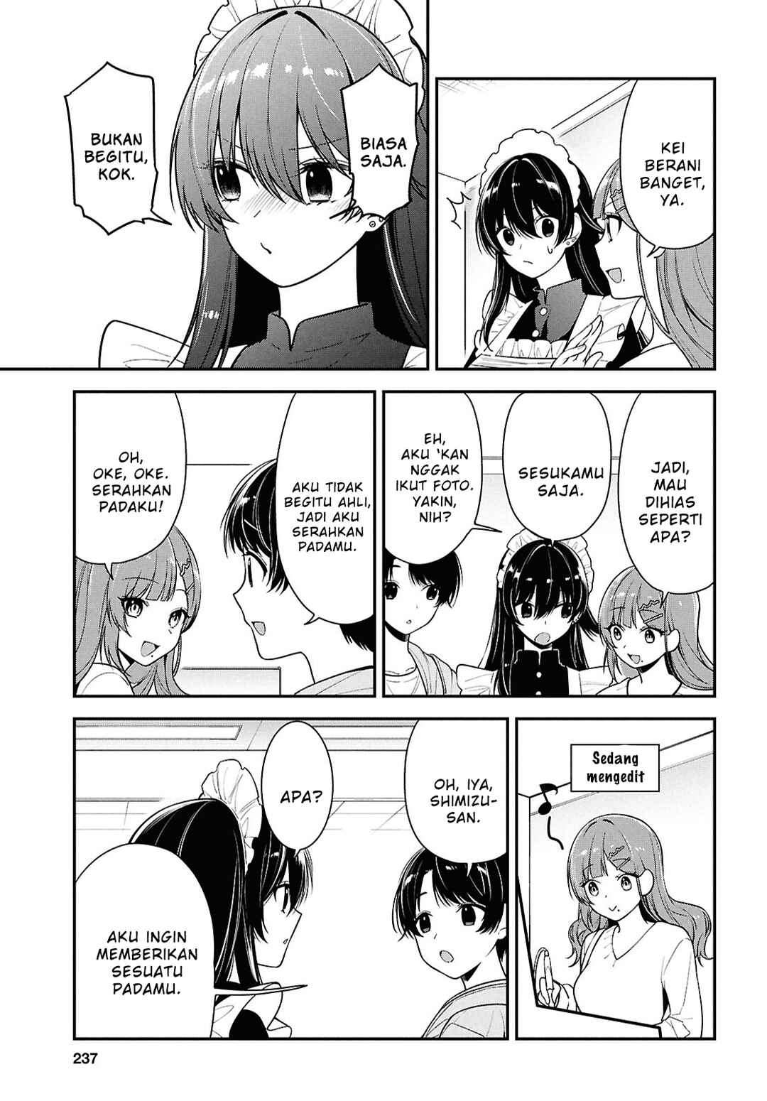 Tonari no Seki no Yankee Shimizu-san ga Kami wo Kuroku Sometekita Chapter 7 - Page 26