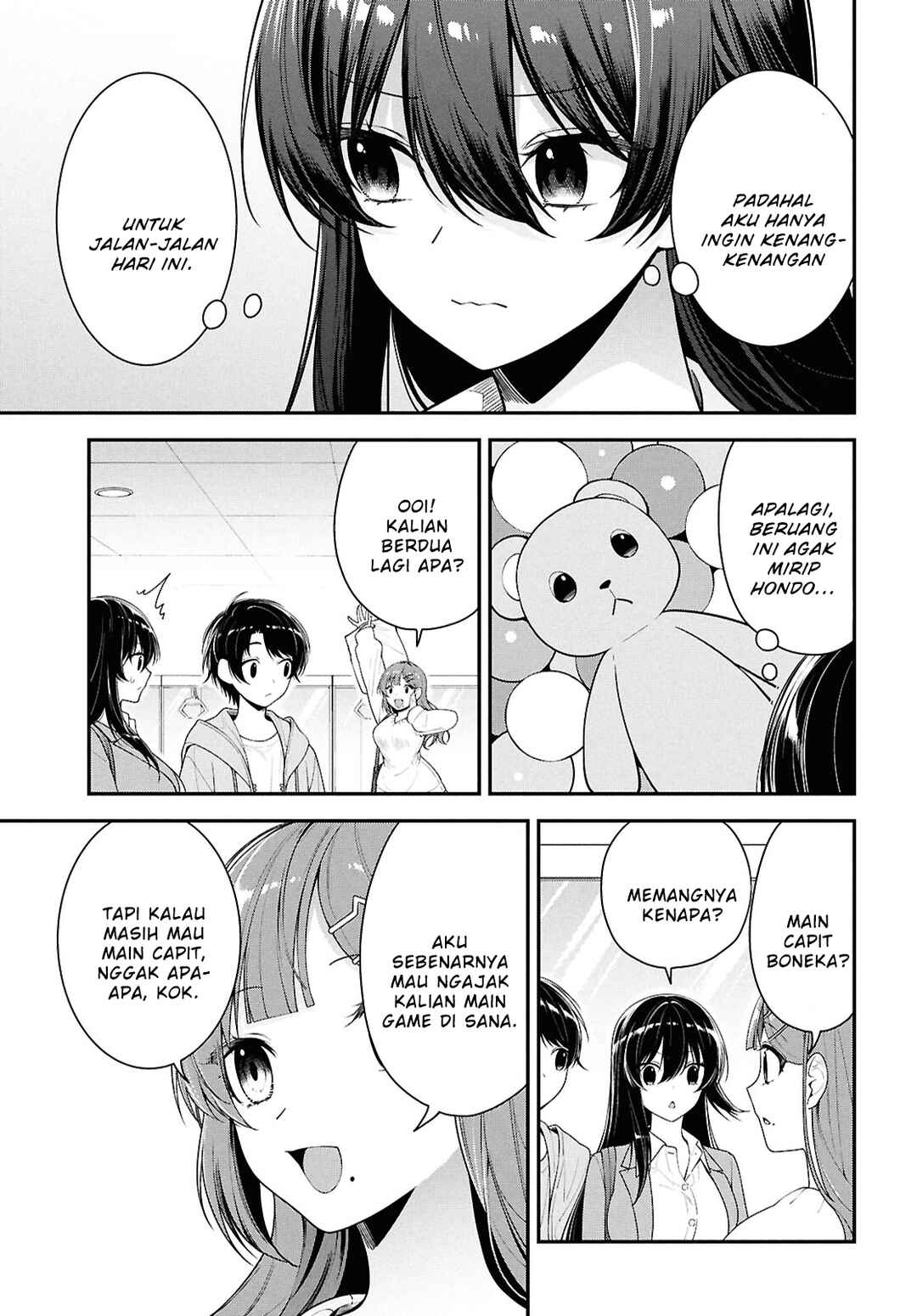 Tonari no Seki no Yankee Shimizu-san ga Kami wo Kuroku Sometekita Chapter 7 - Page 3