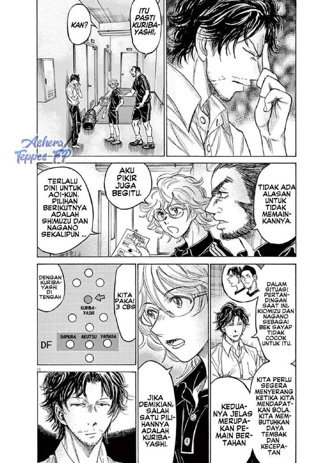 Ao Ashi Chapter 128 - Page 14