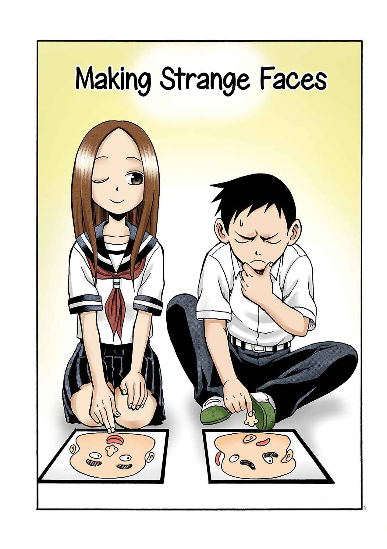 Karakai Jouzu no Takagi-san (Official Colored) Chapter 3 - Page 1