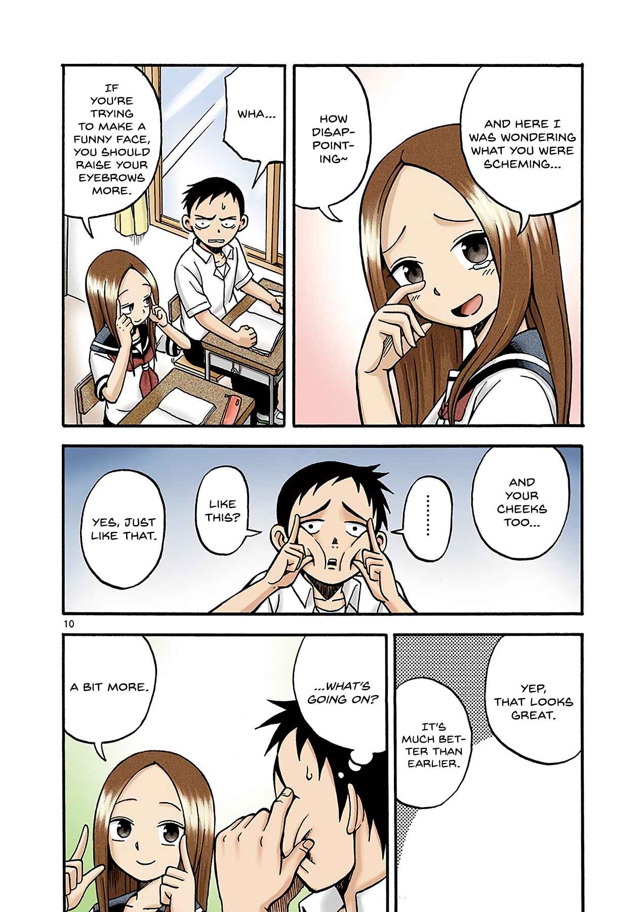 Karakai Jouzu no Takagi-san (Official Colored) Chapter 3 - Page 10