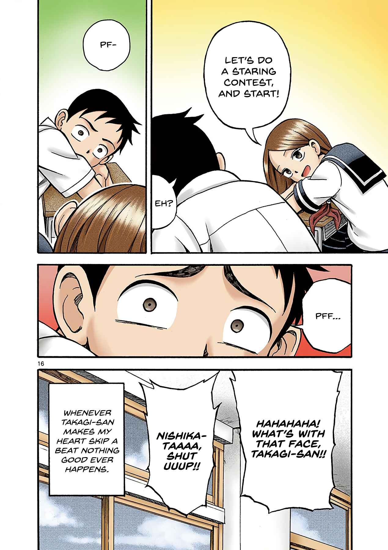 Karakai Jouzu no Takagi-san (Official Colored) Chapter 3 - Page 16
