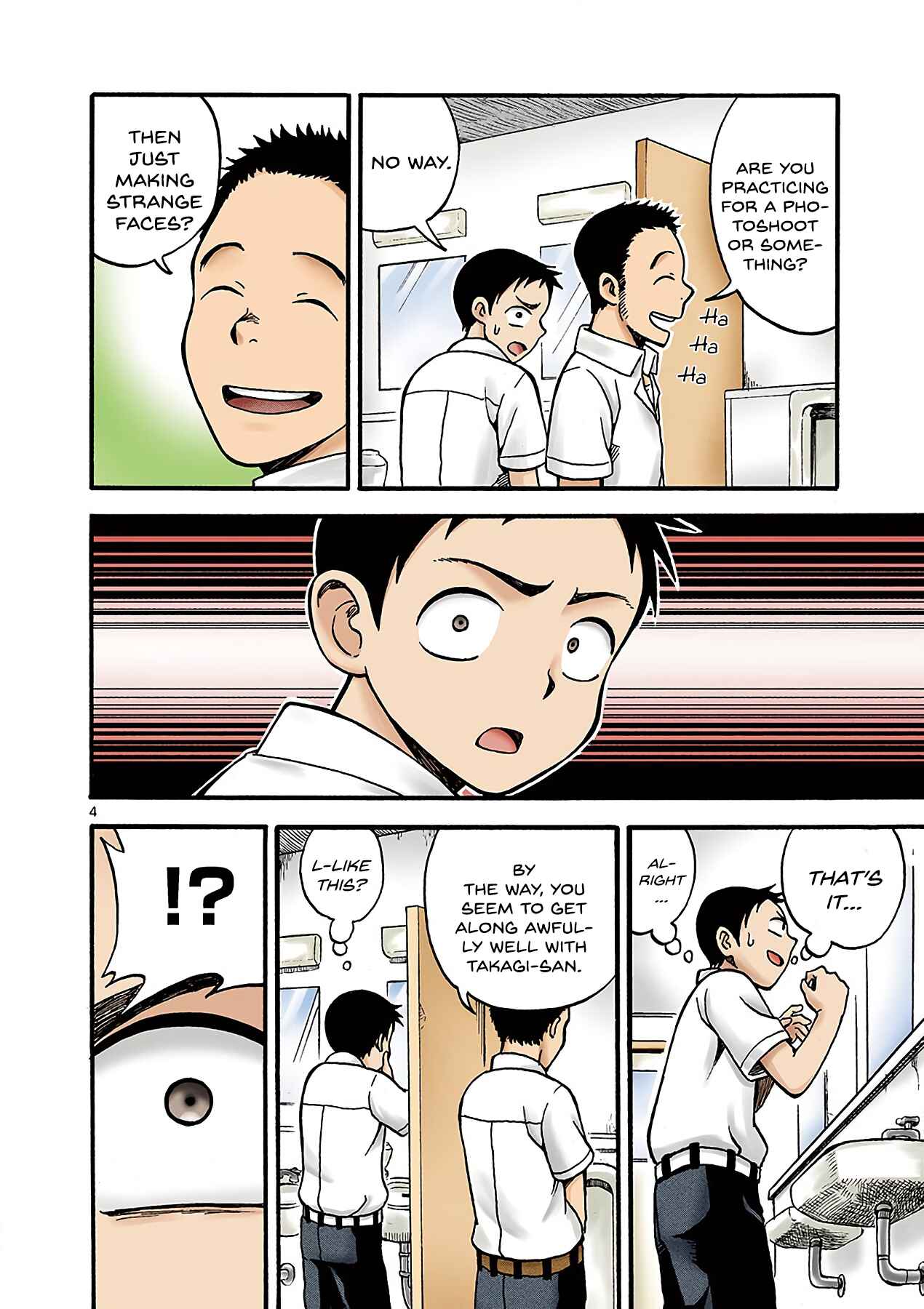 Karakai Jouzu no Takagi-san (Official Colored) Chapter 3 - Page 4