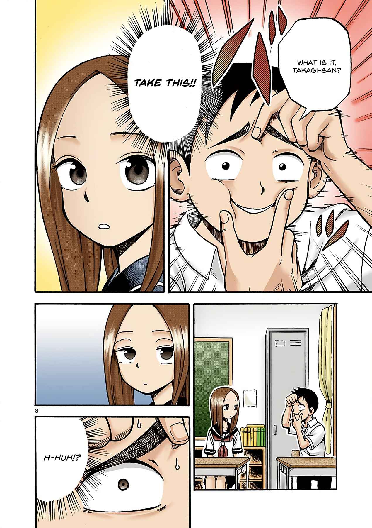 Karakai Jouzu no Takagi-san (Official Colored) Chapter 3 - Page 8