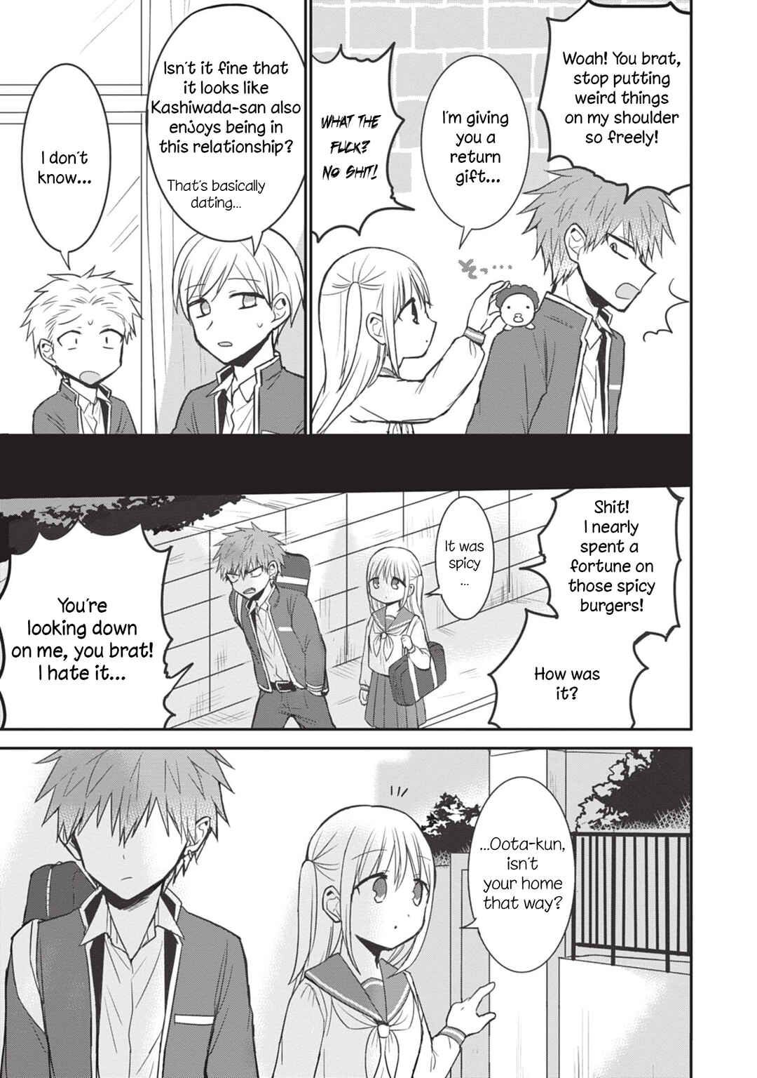Kao ni Denai Kashiwada-san to Kao ni Deru Oota-kun Chapter 87.5 - Page 15