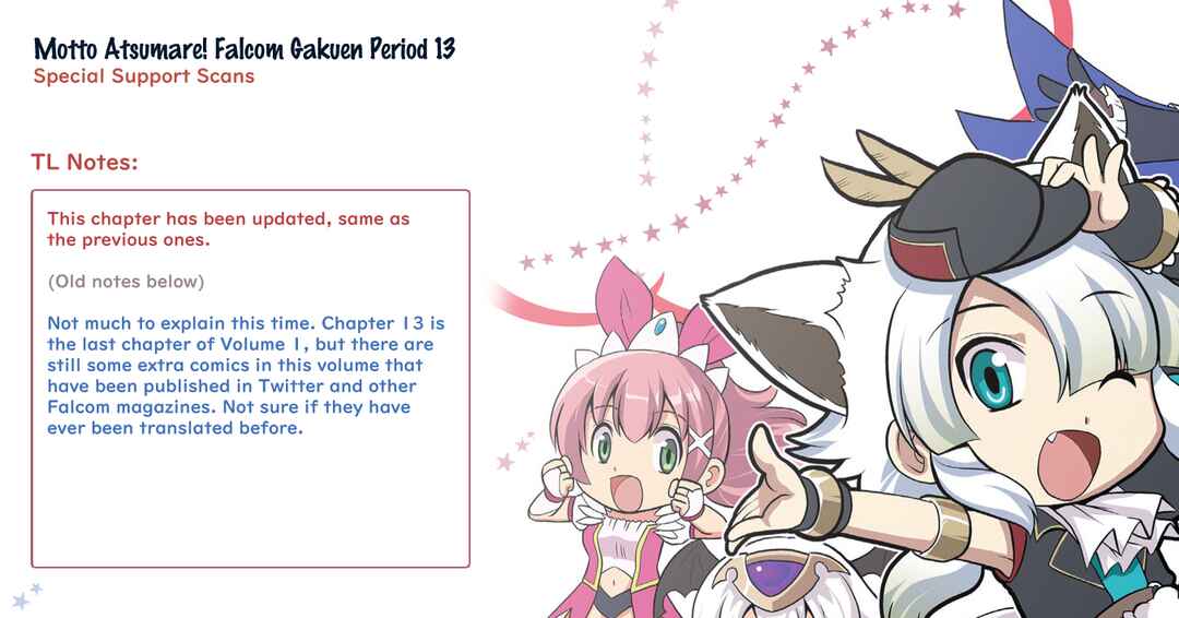 Motto Atsumare! Falcom Gakuen Chapter 13 - Page 1