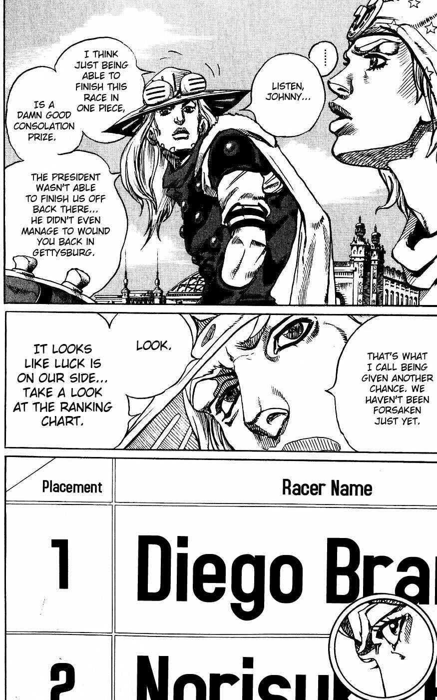 JoJo no Kimyou na Bouken: Part 7 - Steel Ball Run Chapter 60 - Page 14