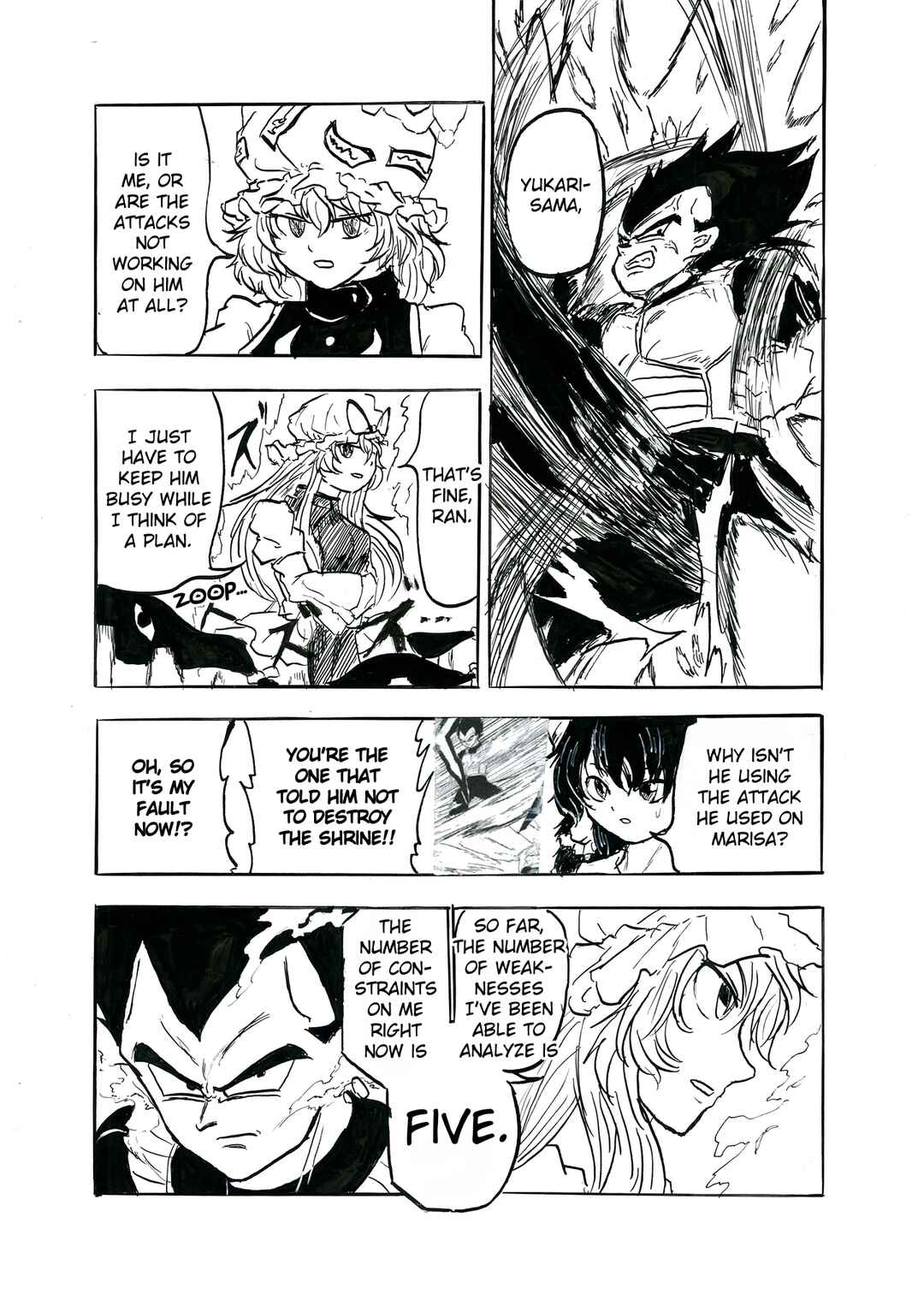 Touhou & Dragon Ball - EAST VEGETA (Doujinshi) Chapter 4 - Page 4