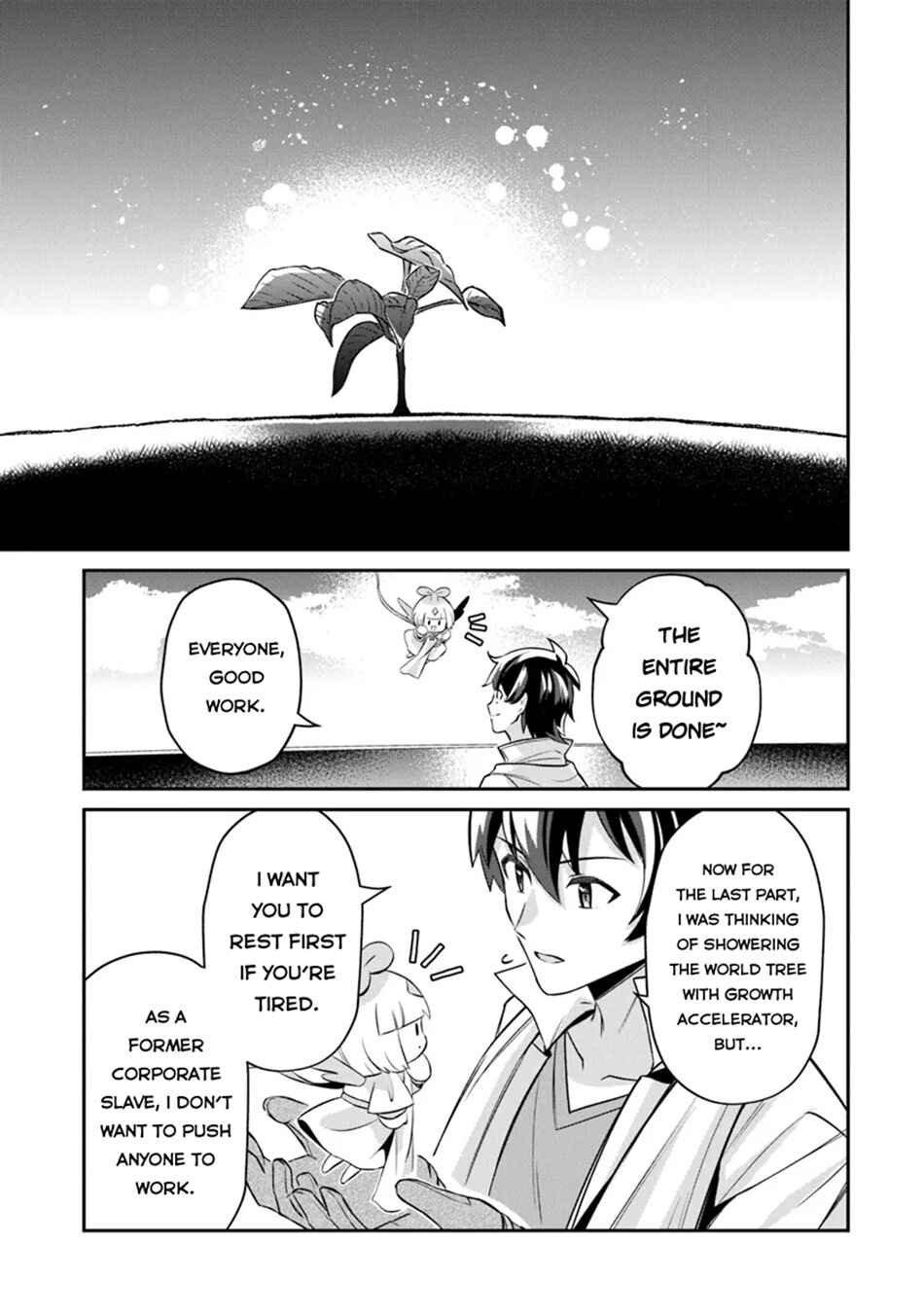 Tensei Shachiku no Cheat Saien ~Ban'nou Skill to Benri na Tsukaima Yousei wo Kushishitetara, Kidzukeba Tairiku Ichi no Seisan Kyoten ga Dekiteita~ Chapter 12 - Page 32