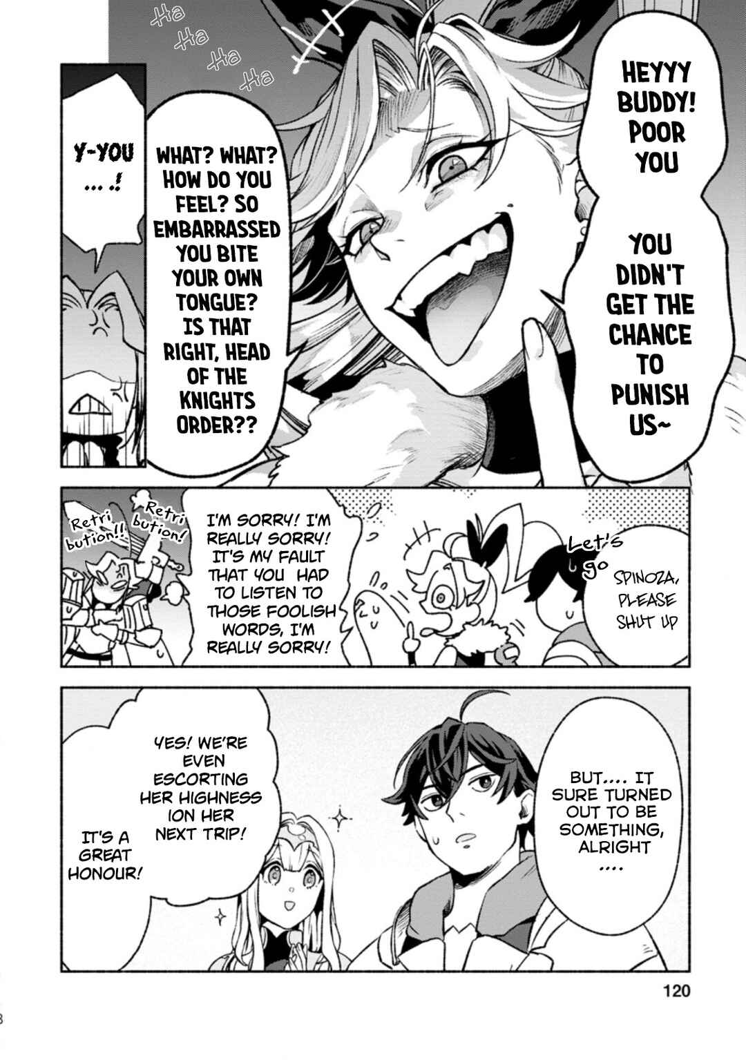 Sono Monban, Saikyou ni Tsuki: Tsuihou Sareta Bougyoryoku 9999 no Senshi, Outo no Monban to shite Musou Suru Chapter 14.3 - Page 9