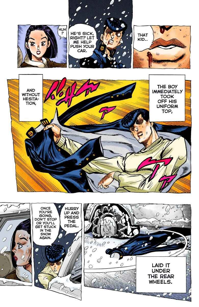 JoJo no Kimyou na Bouken: Part 4 - Diamond wa Kudakenai Color-ban Chapter 59 - Page 16