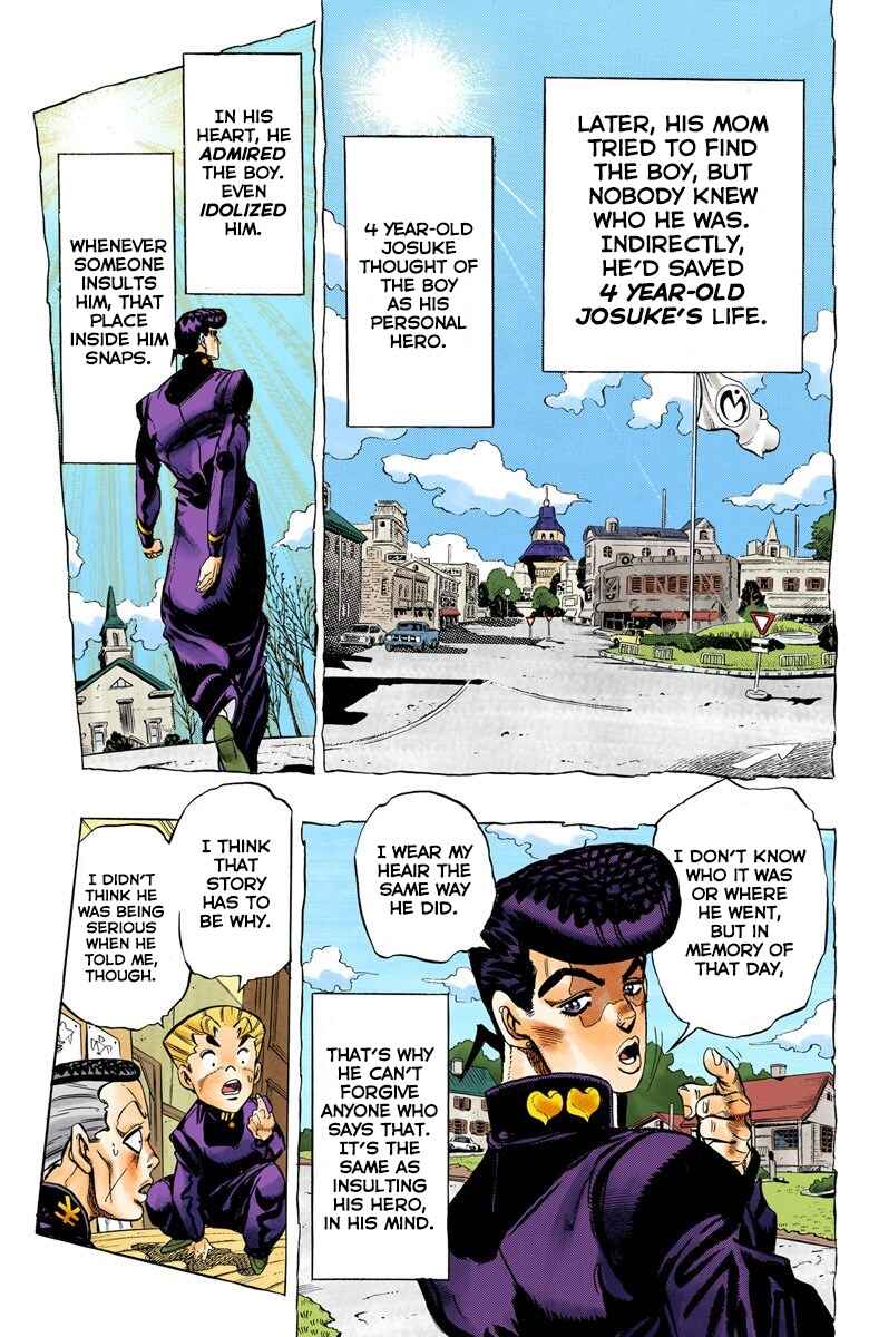 JoJo no Kimyou na Bouken: Part 4 - Diamond wa Kudakenai Color-ban Chapter 59 - Page 18