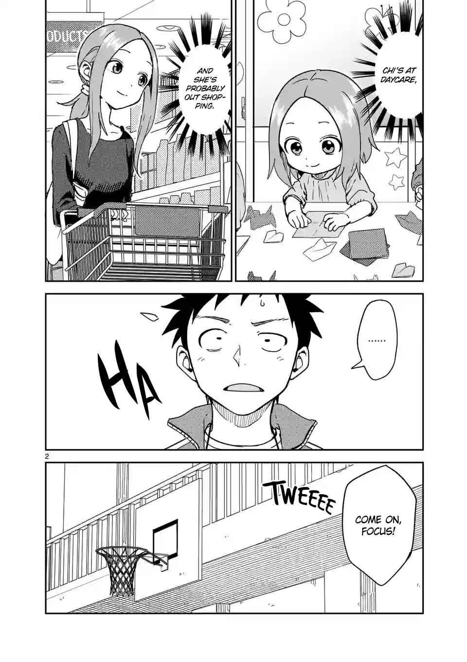 Karakai Jouzu no (Moto) Takagi-san Chapter 275 - Page 2