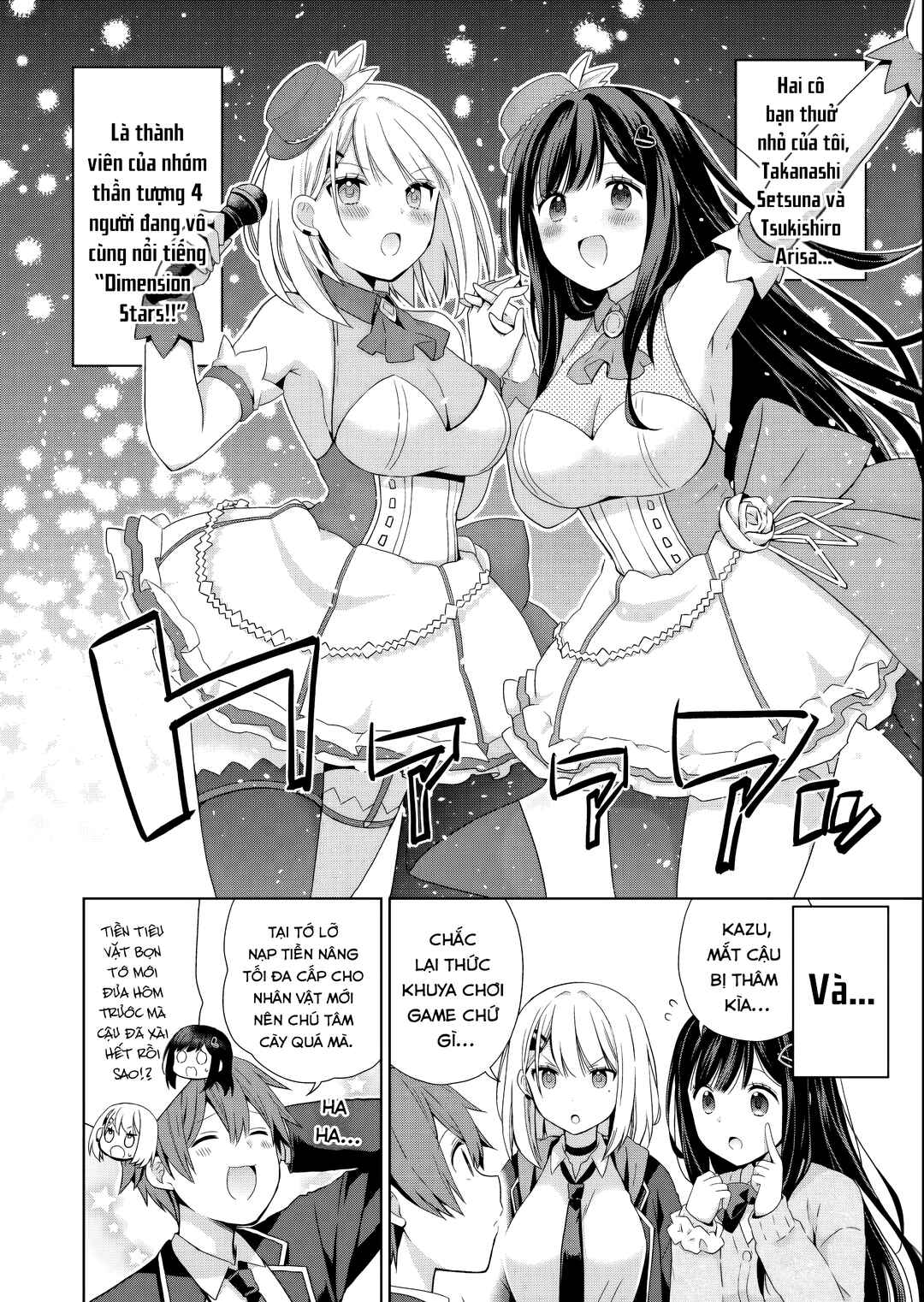 Osananajimi-tachi ga Ninki Idol ni Natta: Amaama na Kanojo-tachi wa Ore ni Mitsuide Kureteiru Chapter 2 - Page 4