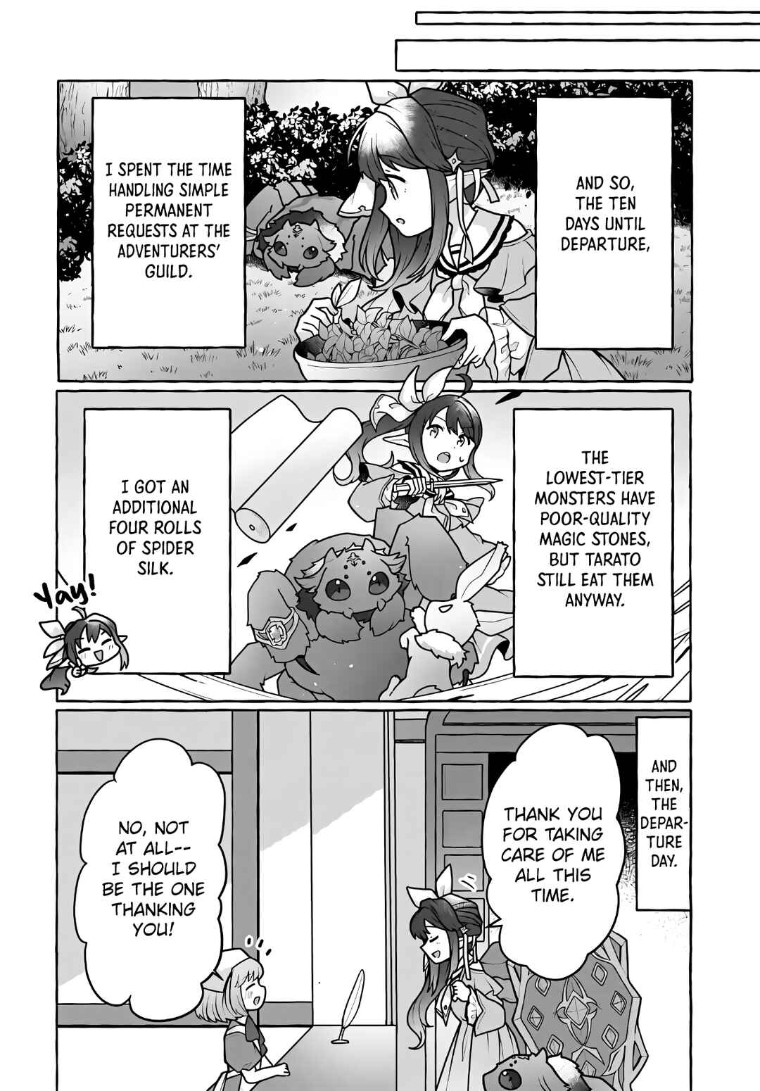 Watashi, Kumo na Monster wo Tame Shitanode, Spider Silk de Saiho wo Ganbarimasu! Chapter 3 - Page 14