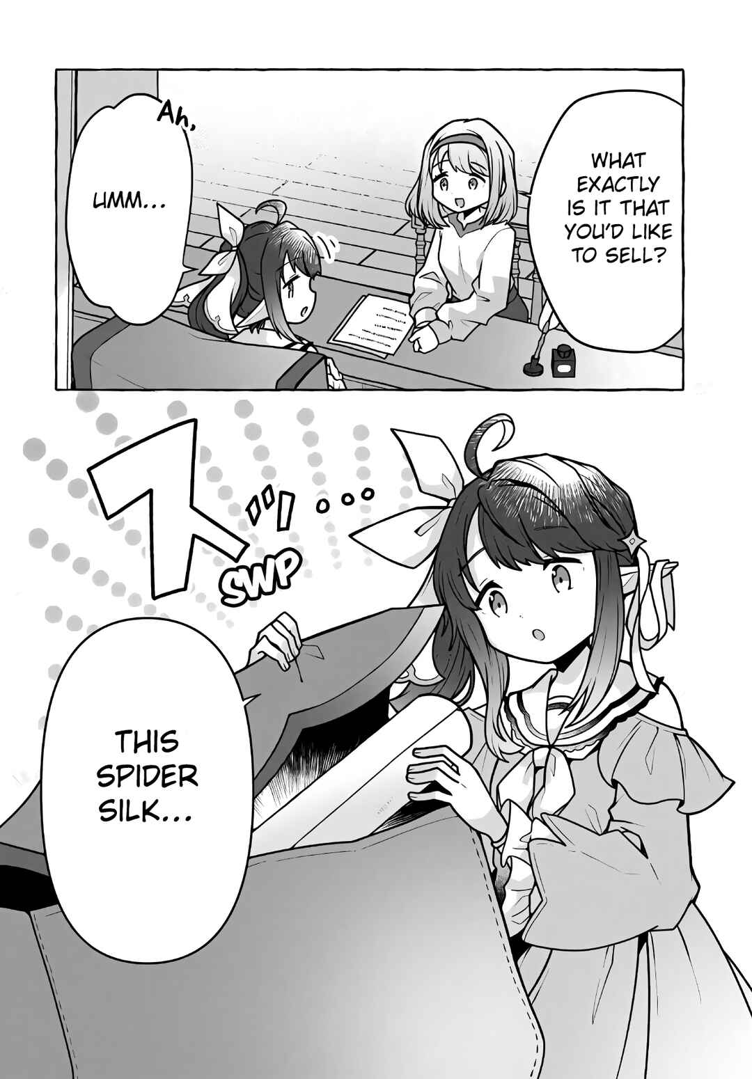 Watashi, Kumo na Monster wo Tame Shitanode, Spider Silk de Saiho wo Ganbarimasu! Chapter 3 - Page 6