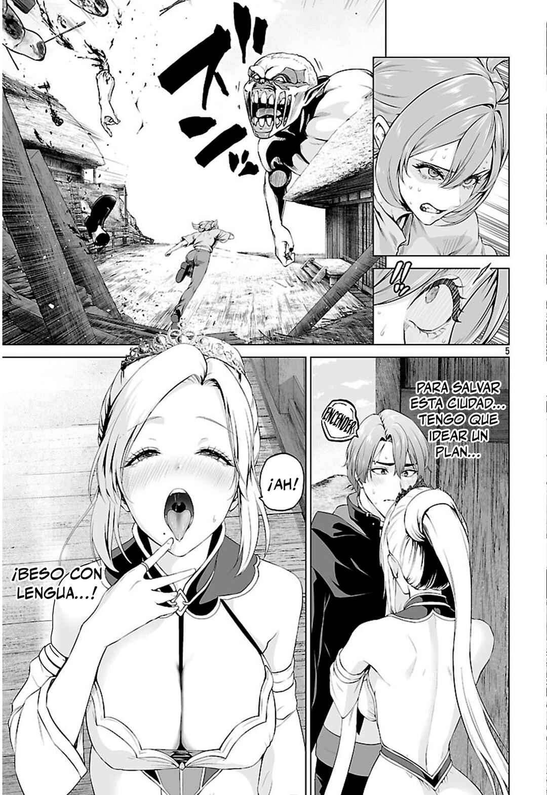 Isekai H Eiyuuden: Bishoujo Senshi-tachi wa Saikyou Gunshi no Muchana Onegai ni Sakaraenai Chapter 4 - Page 5