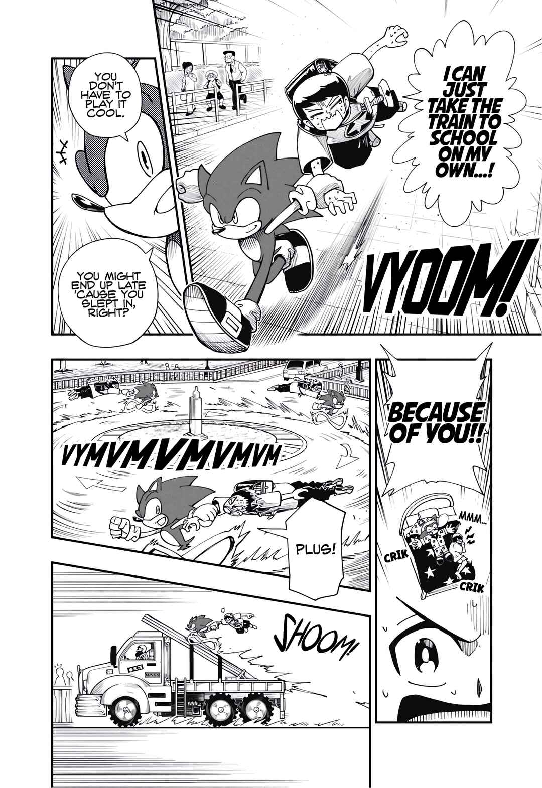 Sonic to Yuuki no Tsurugi Chapter 2 - Page 8