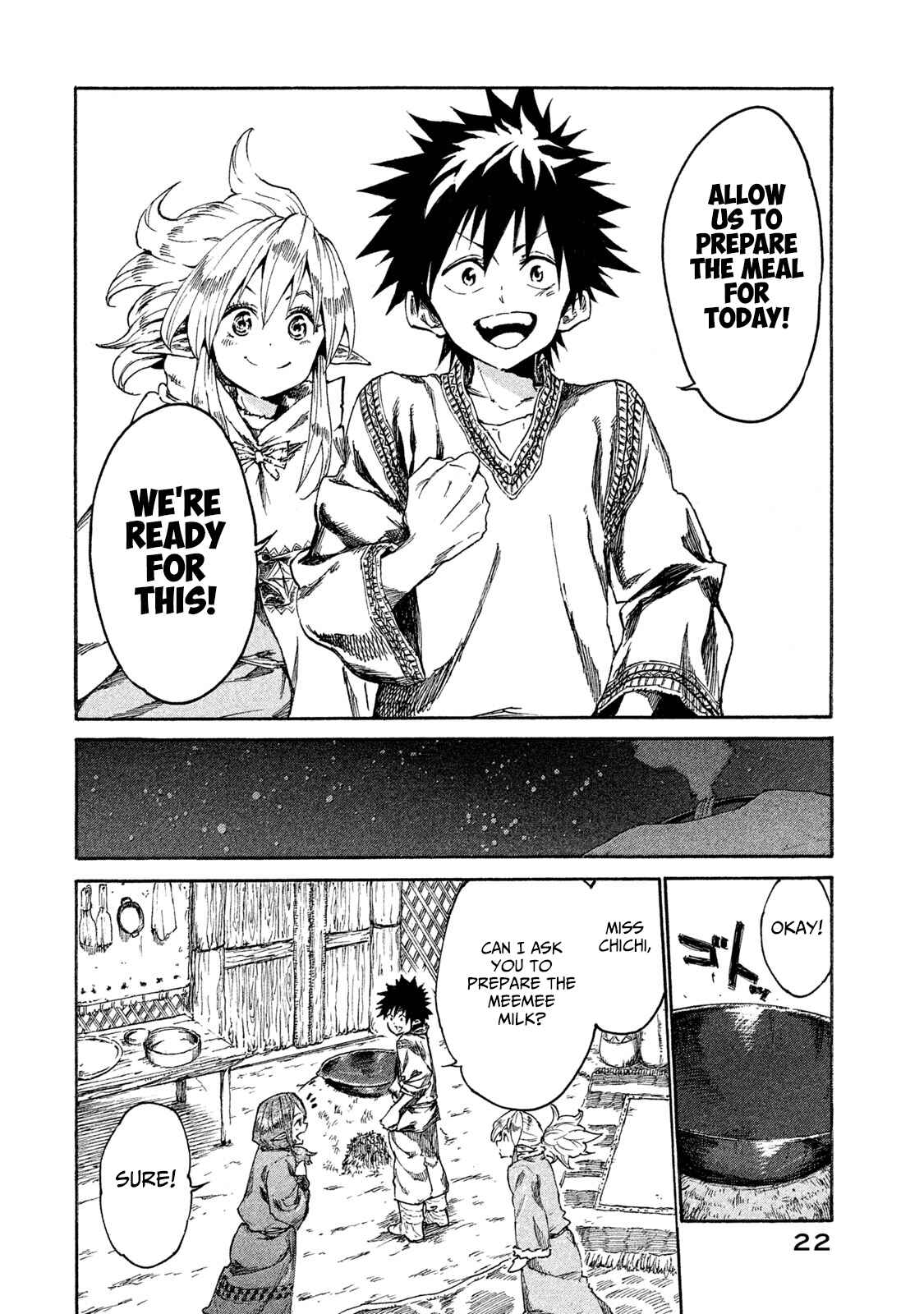 Mazumeshi Elf to Yuuboku gurashi Chapter 11 - Page 24