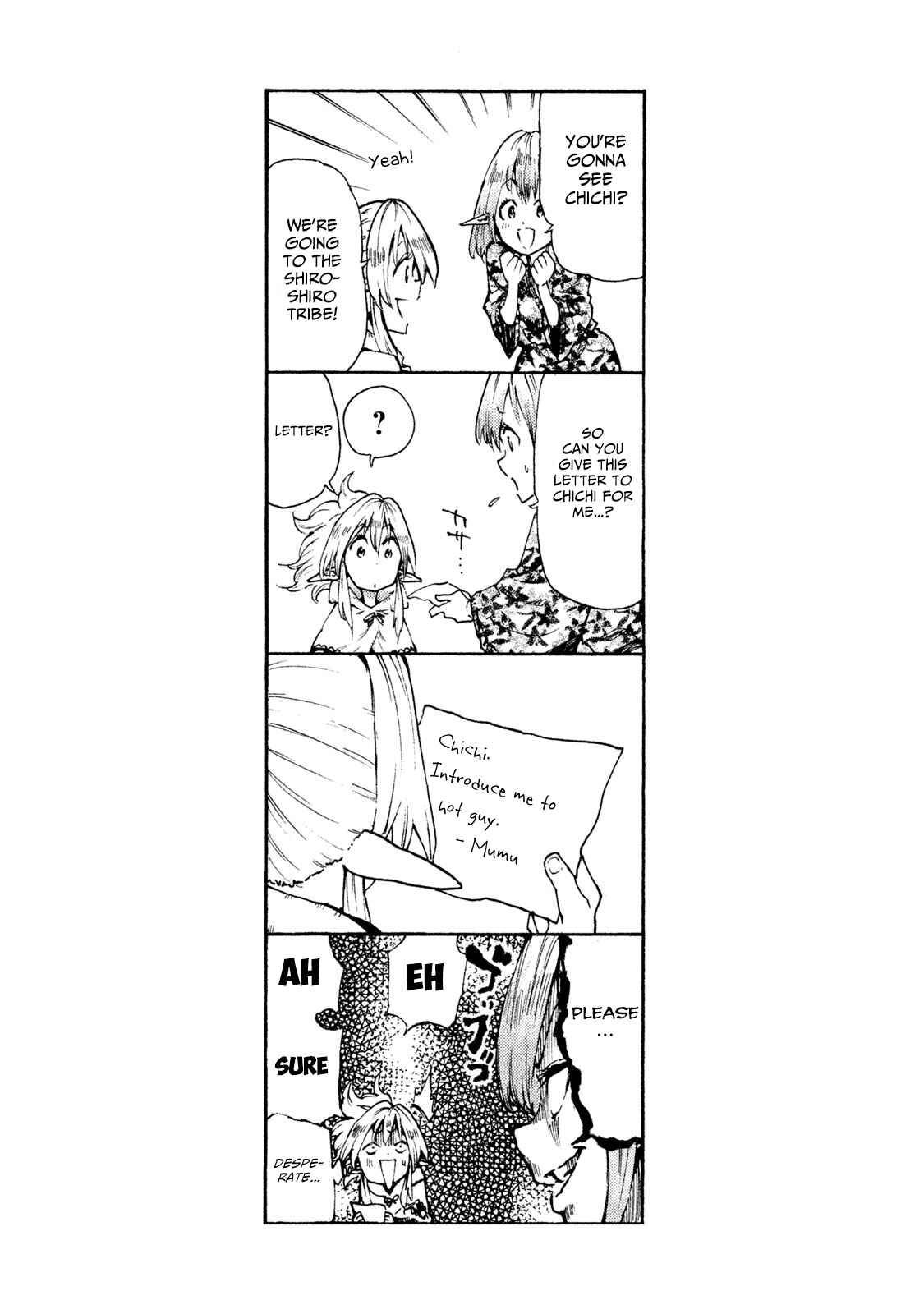 Mazumeshi Elf to Yuuboku gurashi Chapter 11 - Page 34