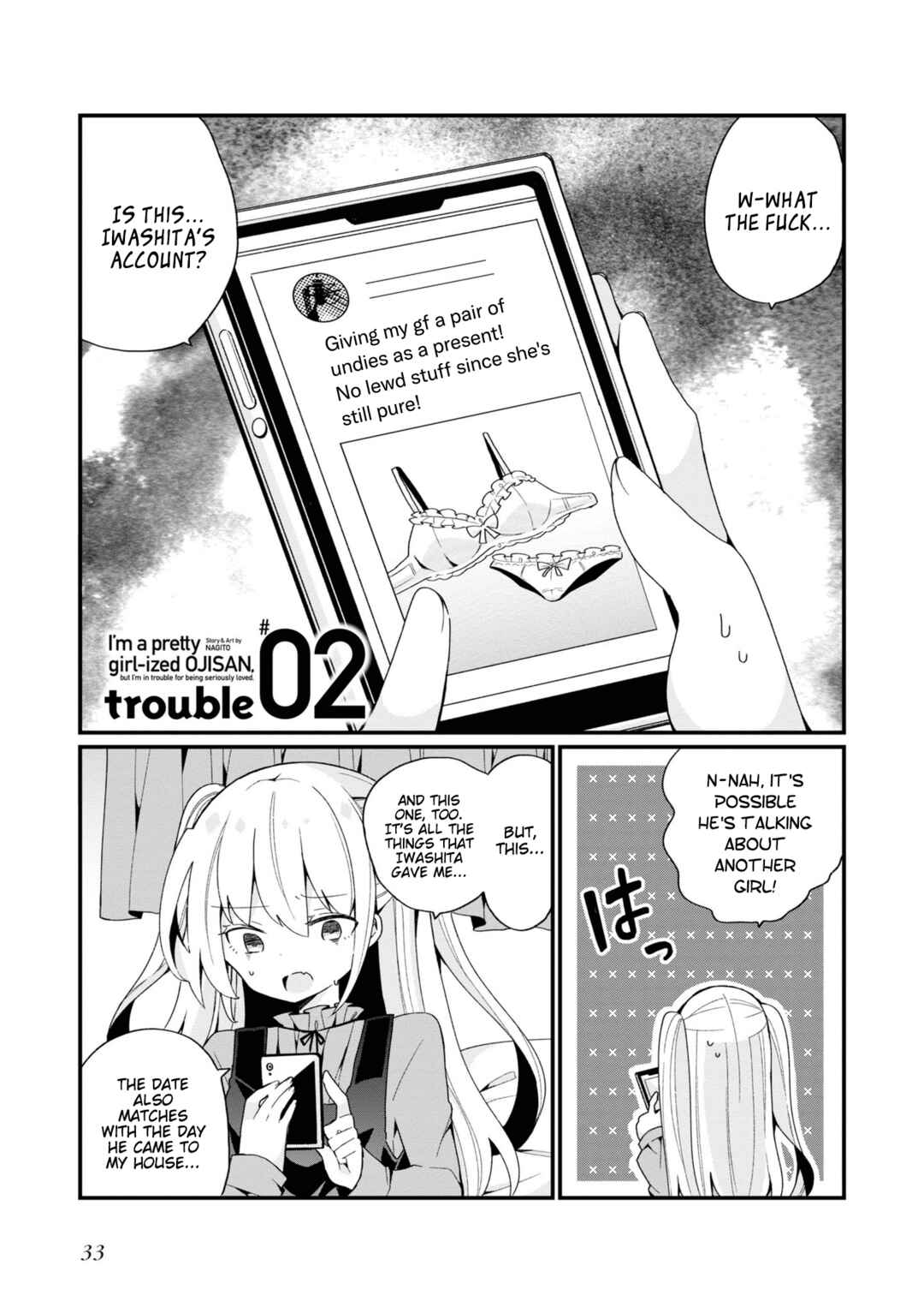 Bishoujoka Shita Ojisan dakedo, Gachikoi Sarete Komattemasu Chapter 2 - Page 1