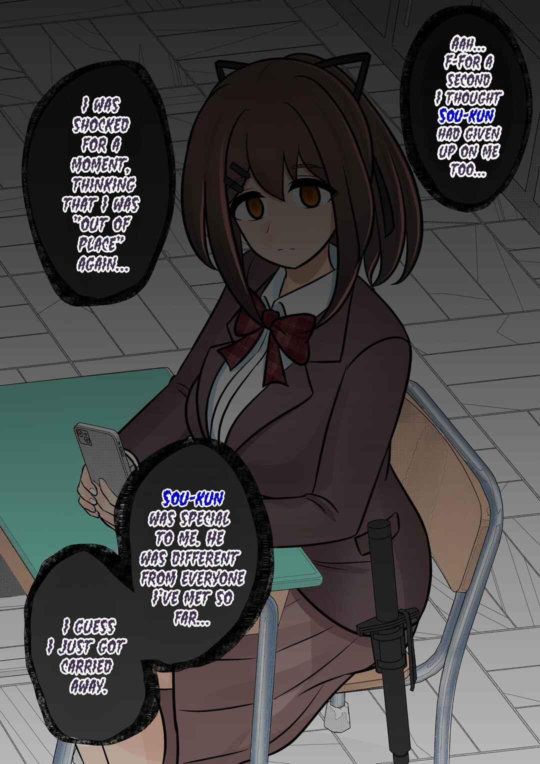 Danjo-hi 1:39 no Heikou Sekai wa Omoi no Hoka Futsuu (Fan Colored) Chapter 110 - Page 6