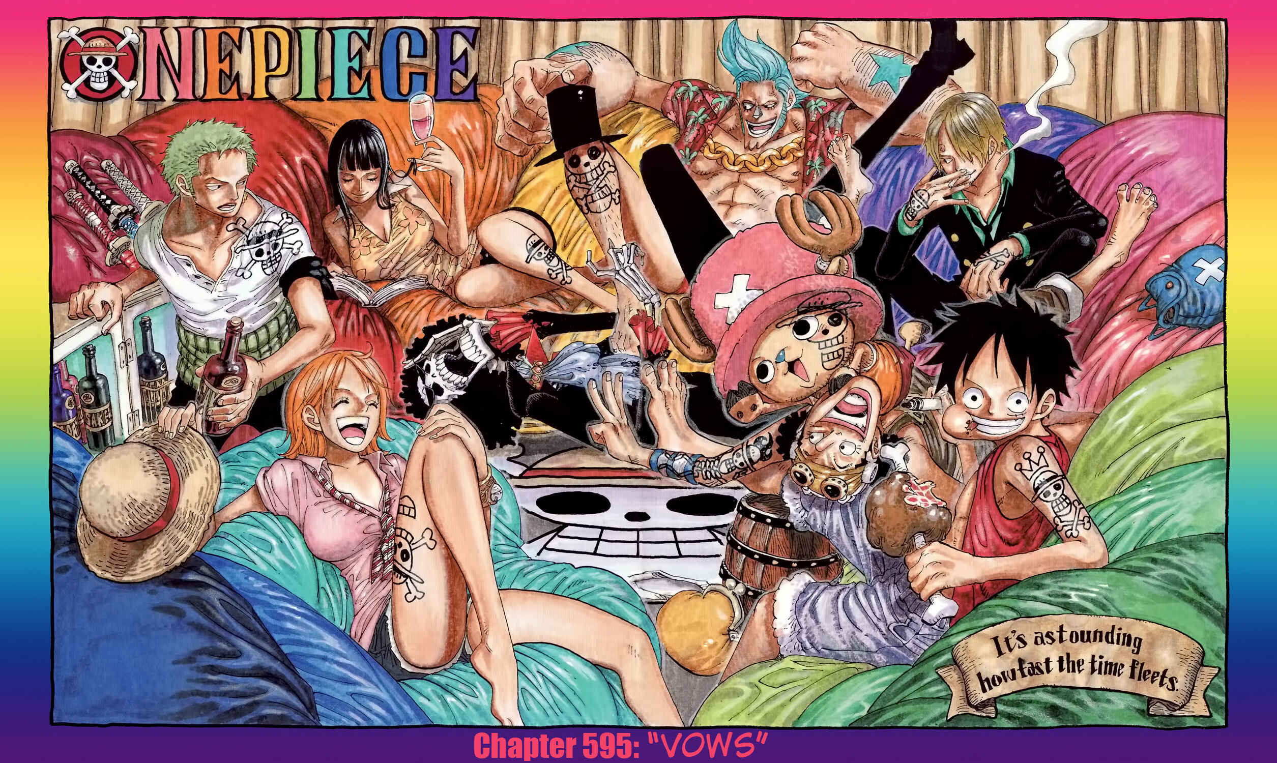 One Piece (Official Colored) Chapter 595 - Page 1