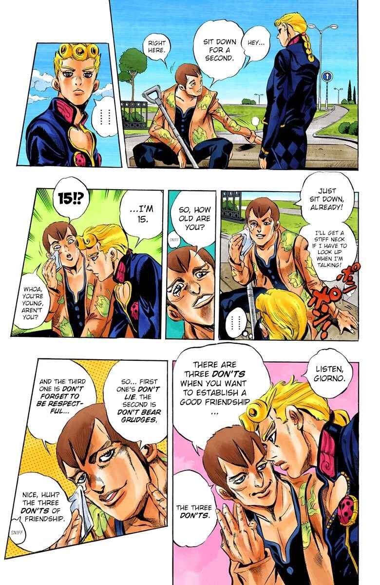 JoJo no Kimyou na Bouken: Part 5 - Ougon no Kaze Color-ban Chapter 2 - Page 10
