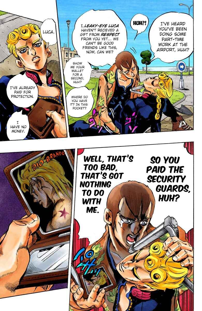 JoJo no Kimyou na Bouken: Part 5 - Ougon no Kaze Color-ban Chapter 2 - Page 12