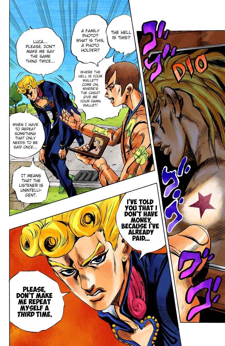 JoJo no Kimyou na Bouken: Part 5 - Ougon no Kaze Color-ban Chapter 2 - Page 13