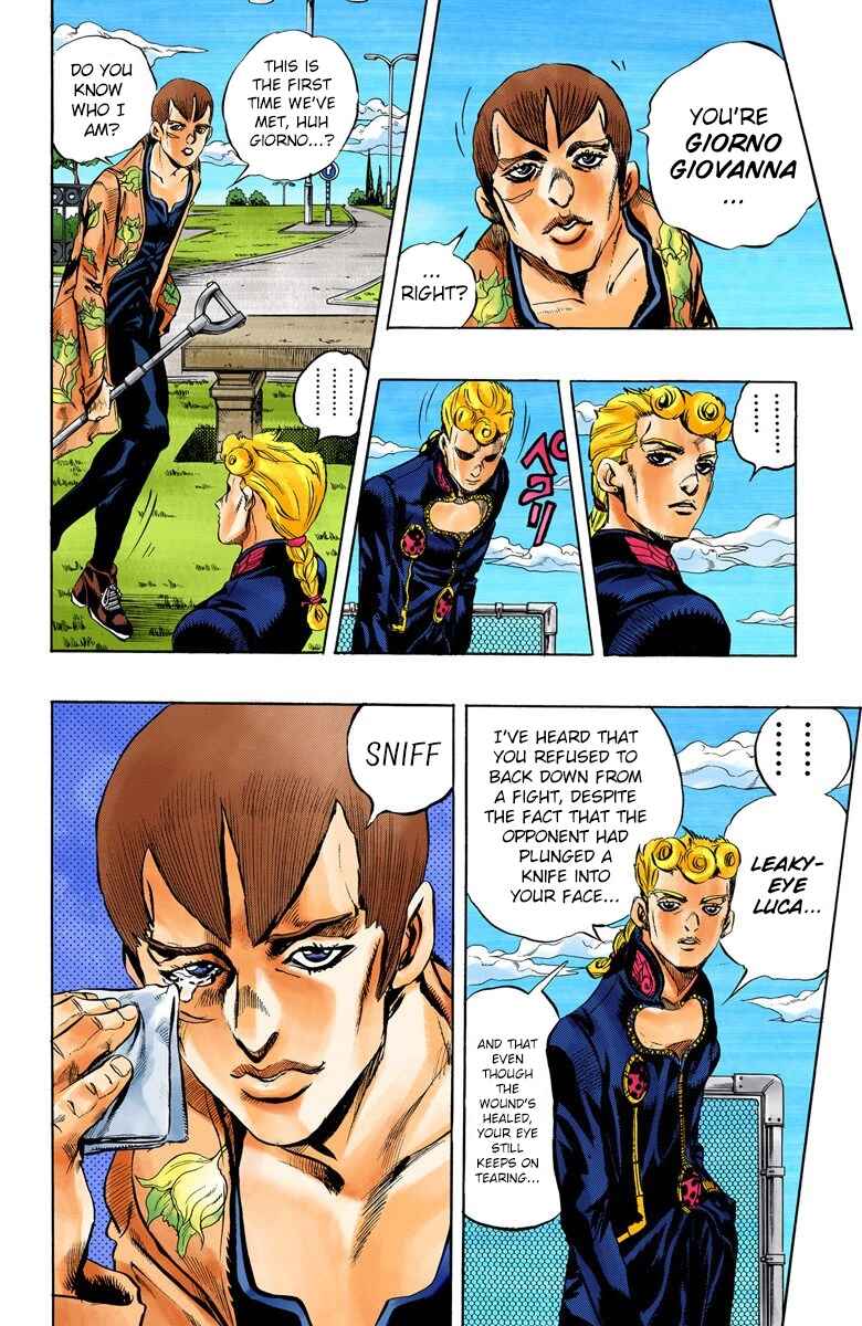 JoJo no Kimyou na Bouken: Part 5 - Ougon no Kaze Color-ban Chapter 2 - Page 9