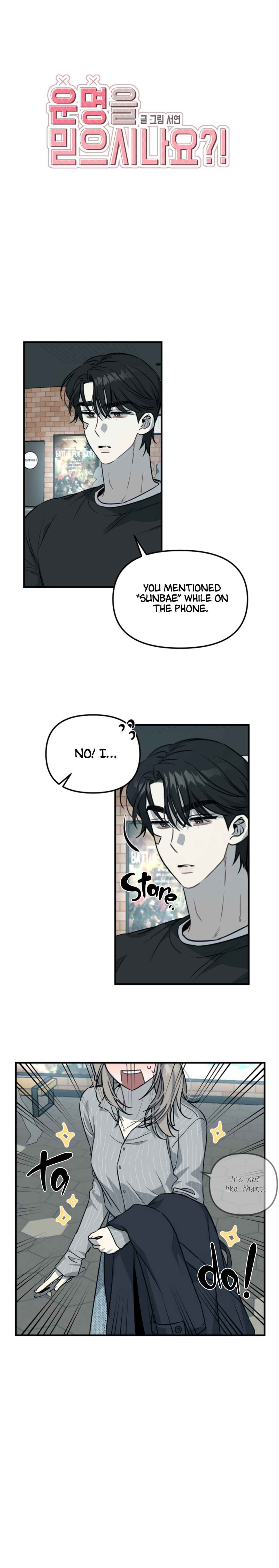 Unmyeong eul Mideusinayo?! Chapter 4 - Page 3