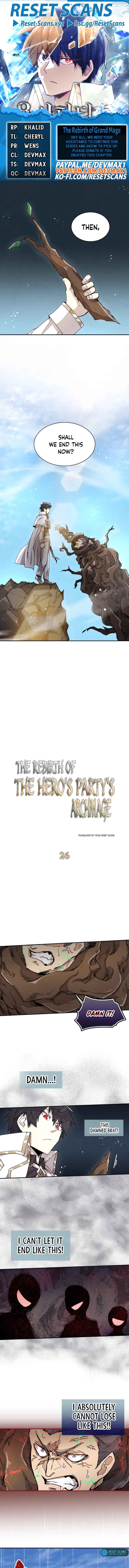 Reincarnation of the Hero Party's Grand Mage Chapter 26 - Page 1