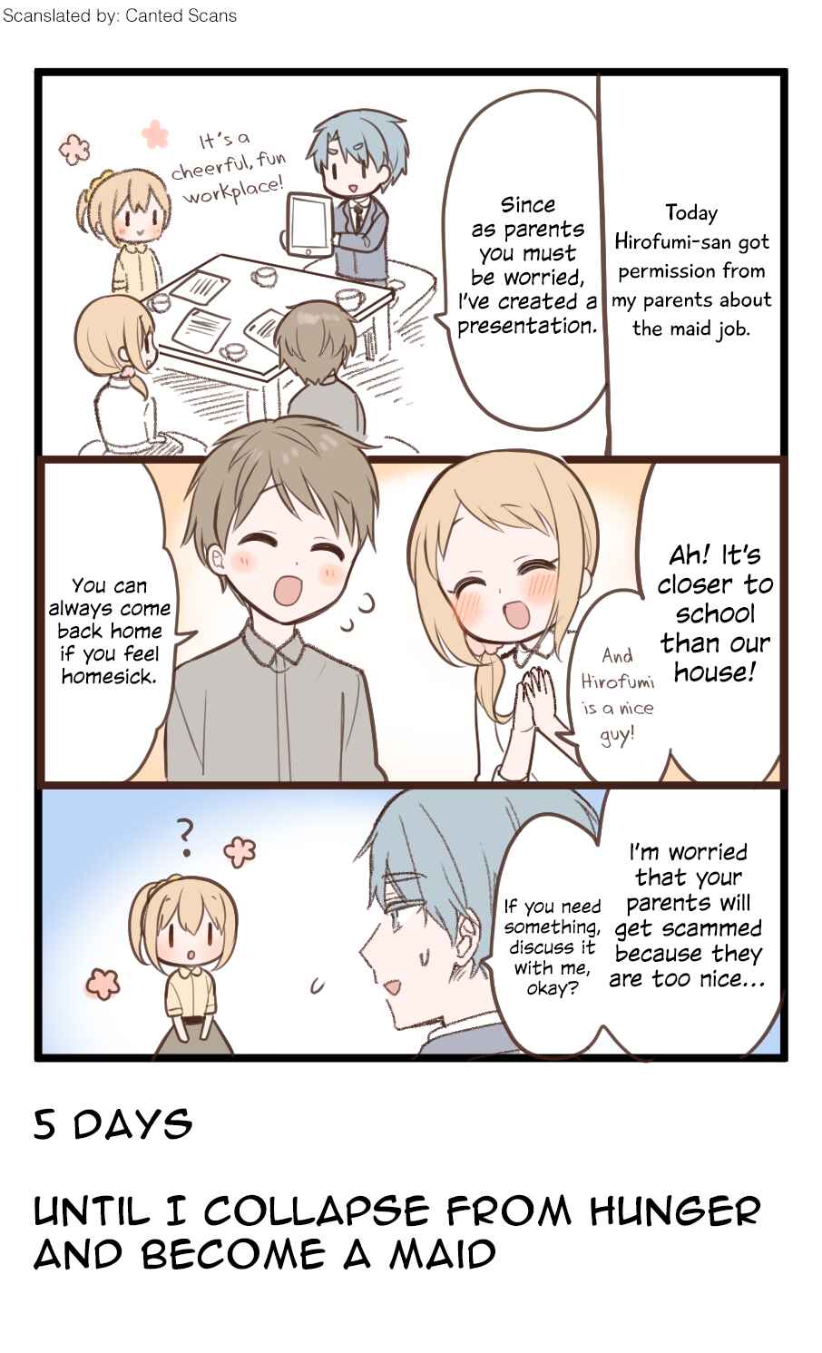 100-nichi go ni Kuufuku de Taore Maid ni Naru Onnanoko Chapter 73 - Page 1