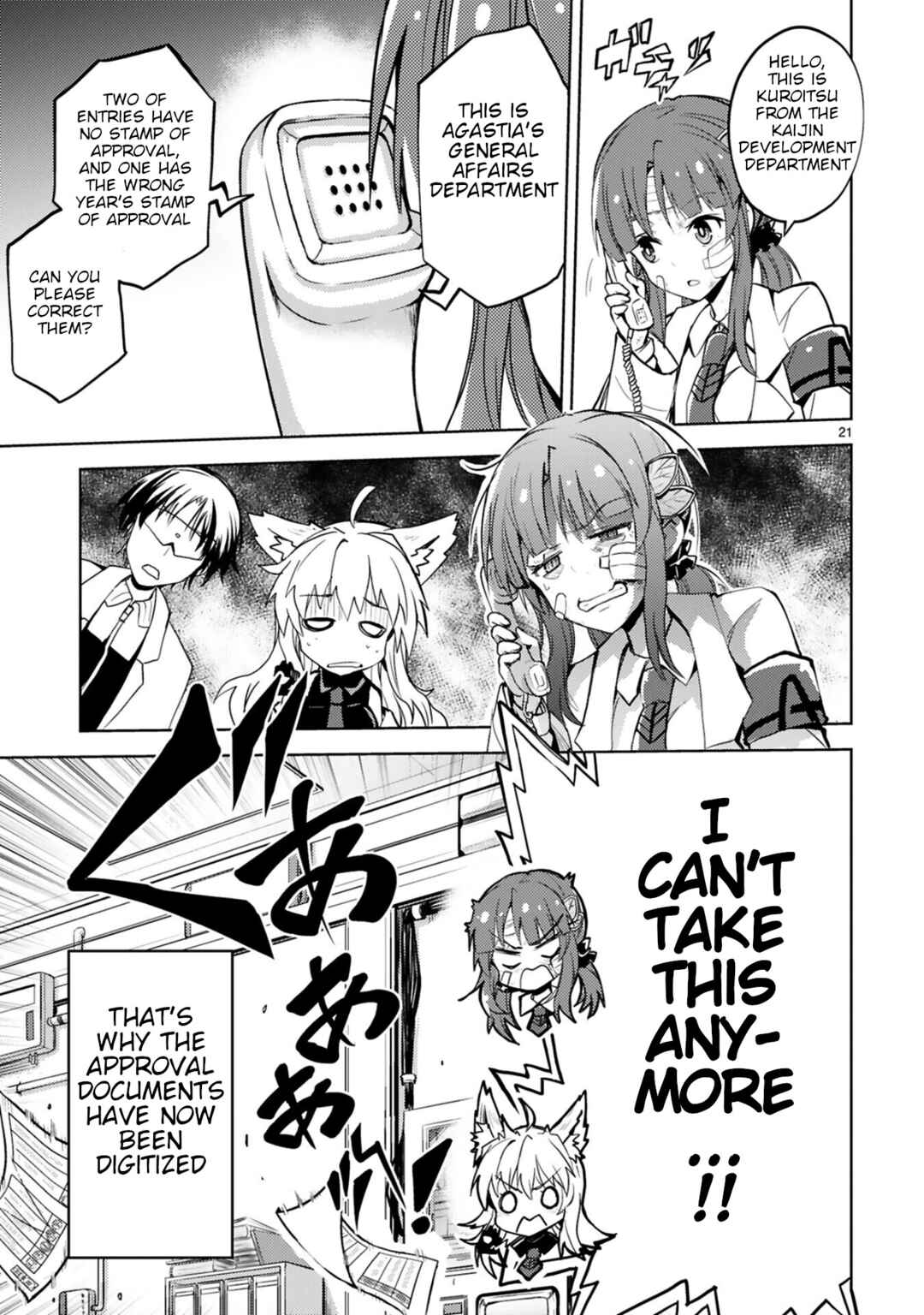 Kaijin Kaihatsubu no Kuroitsu-san Chapter 13 - Page 21