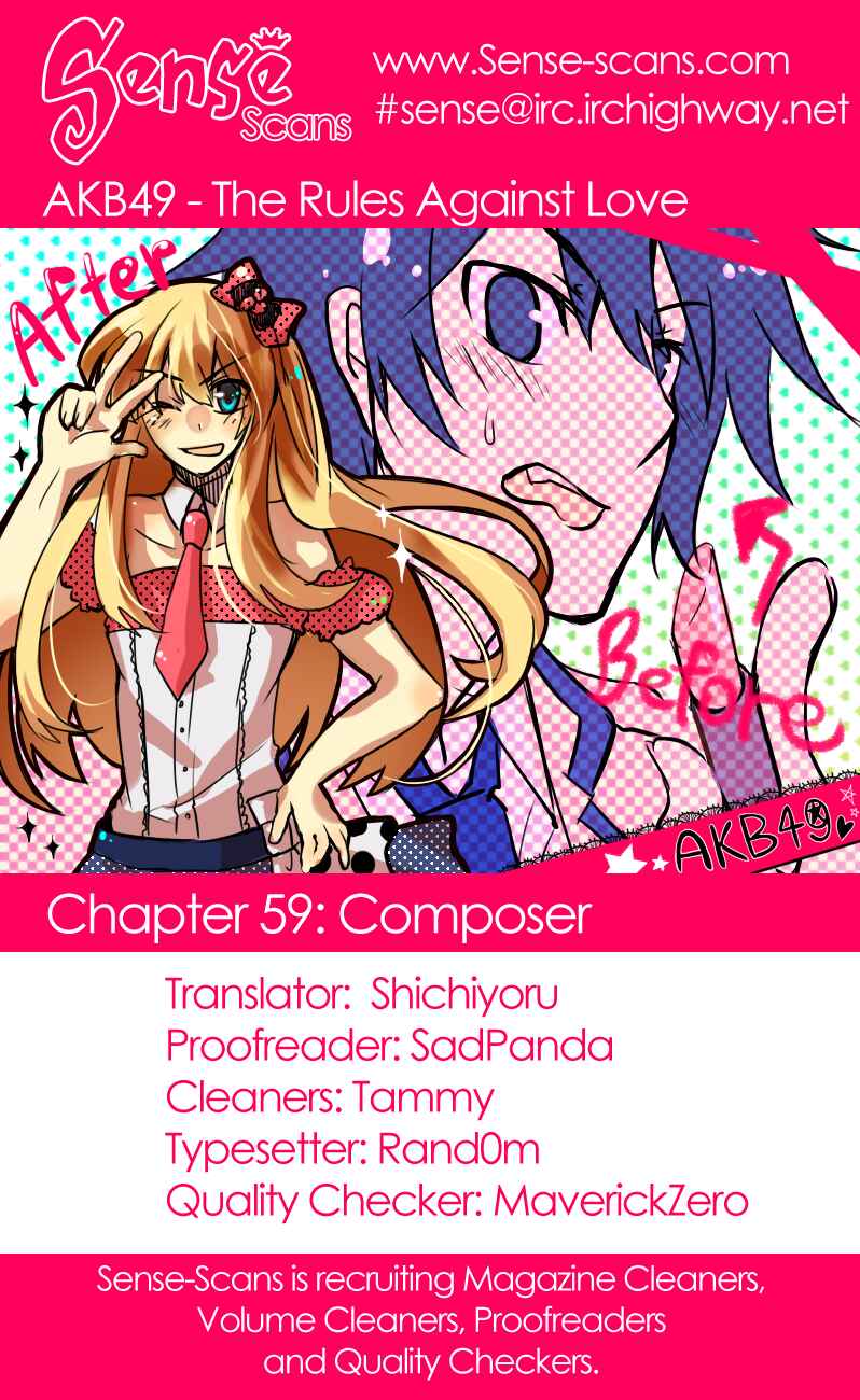 AKB49: Ren'ai Kinshi Jourei Chapter 59 - Page 1