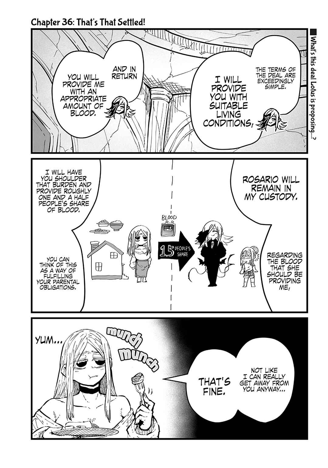 Oyaku ni Tatsu no de Chi o Kudasai Chapter 36 - Page 2