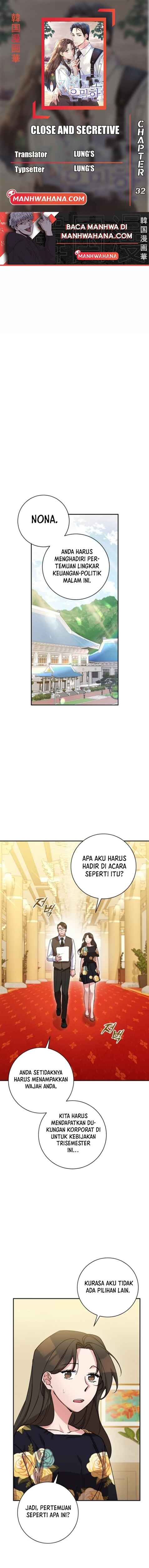 Close and Secretive Chapter 32 - Page 1