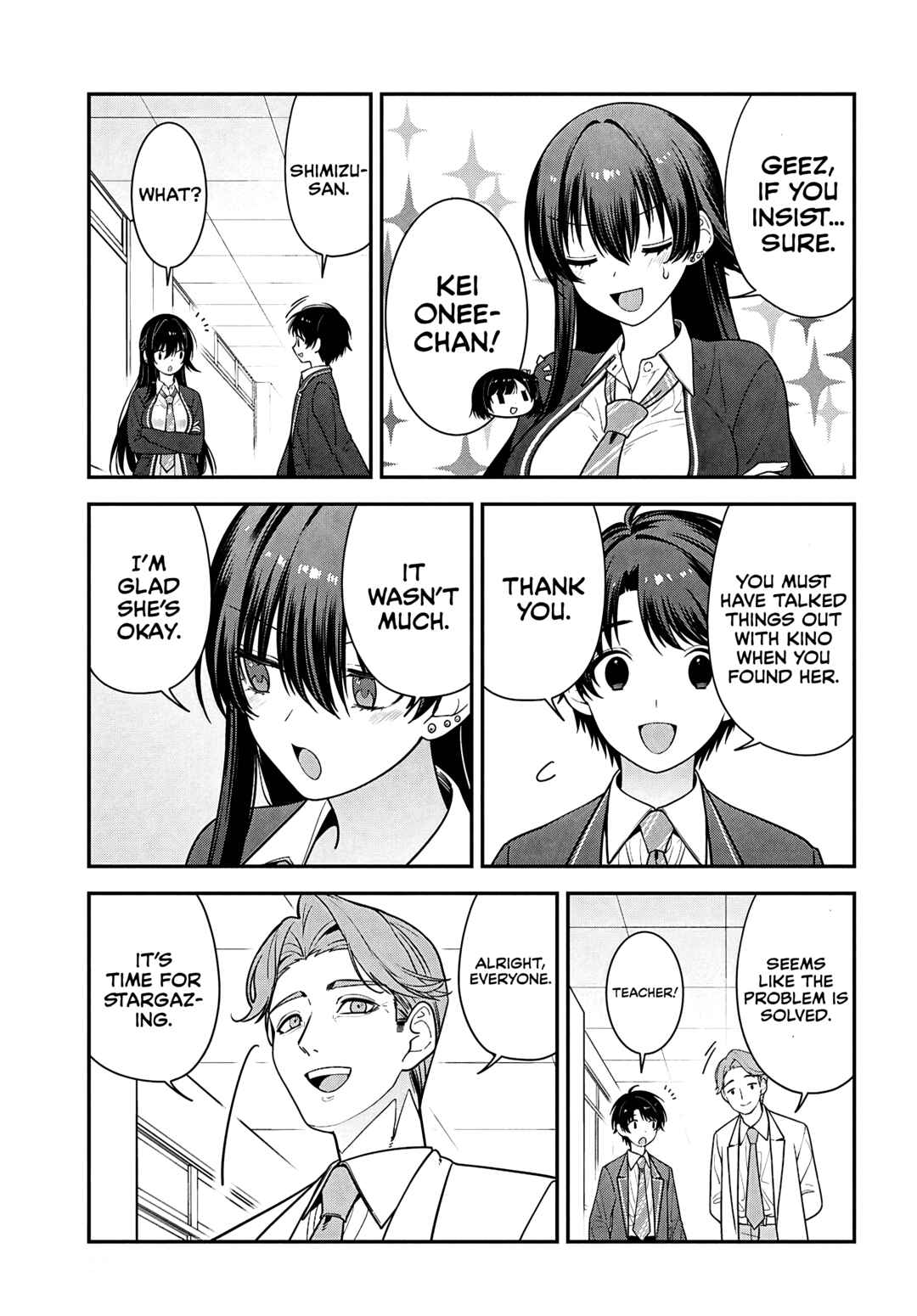 Tonari no Seki no Yankee Shimizu-san ga Kami wo Kuroku Sometekita Chapter 15 - Page 20
