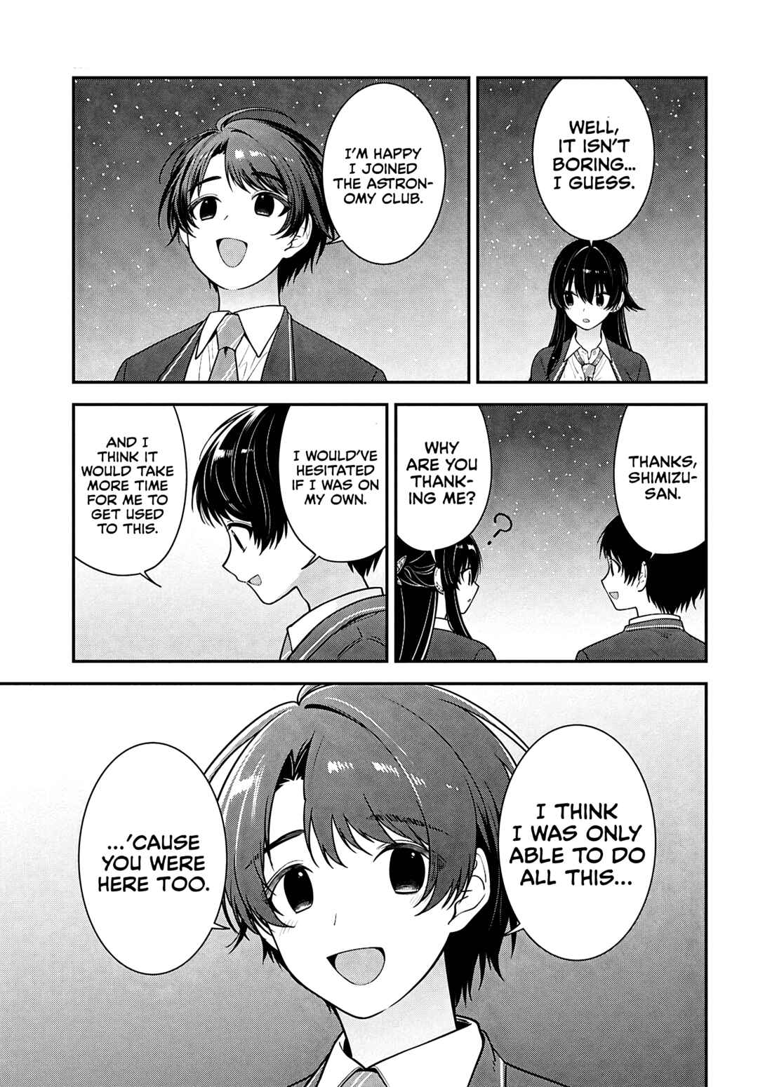 Tonari no Seki no Yankee Shimizu-san ga Kami wo Kuroku Sometekita Chapter 15 - Page 28