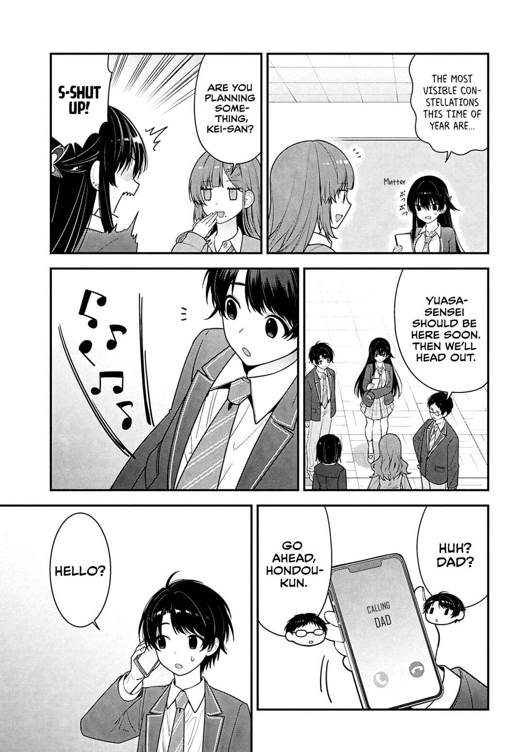 Tonari no Seki no Yankee Shimizu-san ga Kami wo Kuroku Sometekita Chapter 15 - Page 3