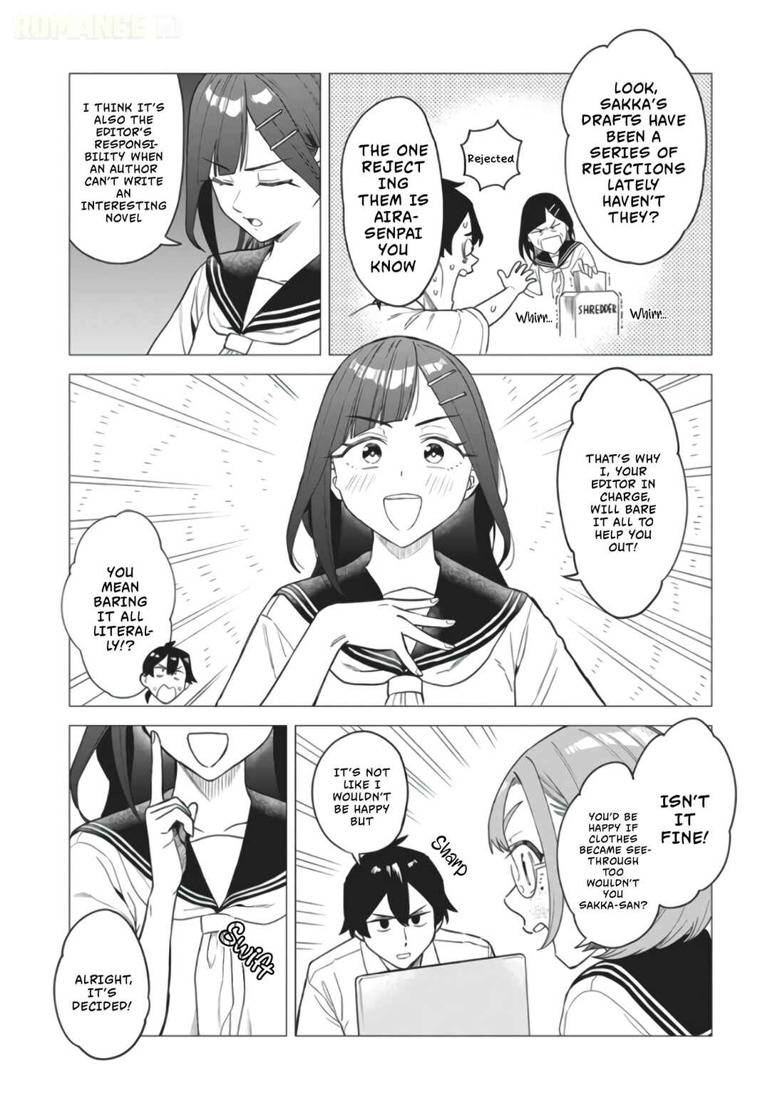 Deochi Mitaina Settei wo Fuyo Shite Kuru Henshuu no Aira-senpai Chapter 1 - Page 6