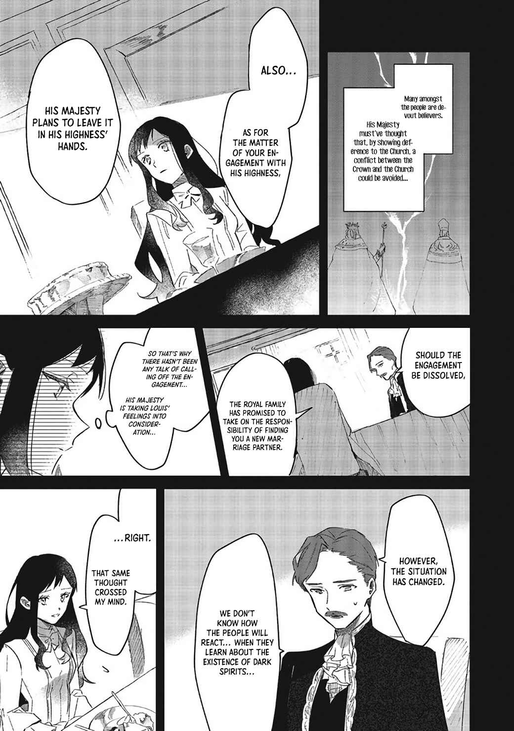 Gyakkou Shita Akuyaku Reijou wa, Naze ka Maryoku wo Ushinattanode Shinsou no Reijou ni Narimasu Chapter 5 - Page 36