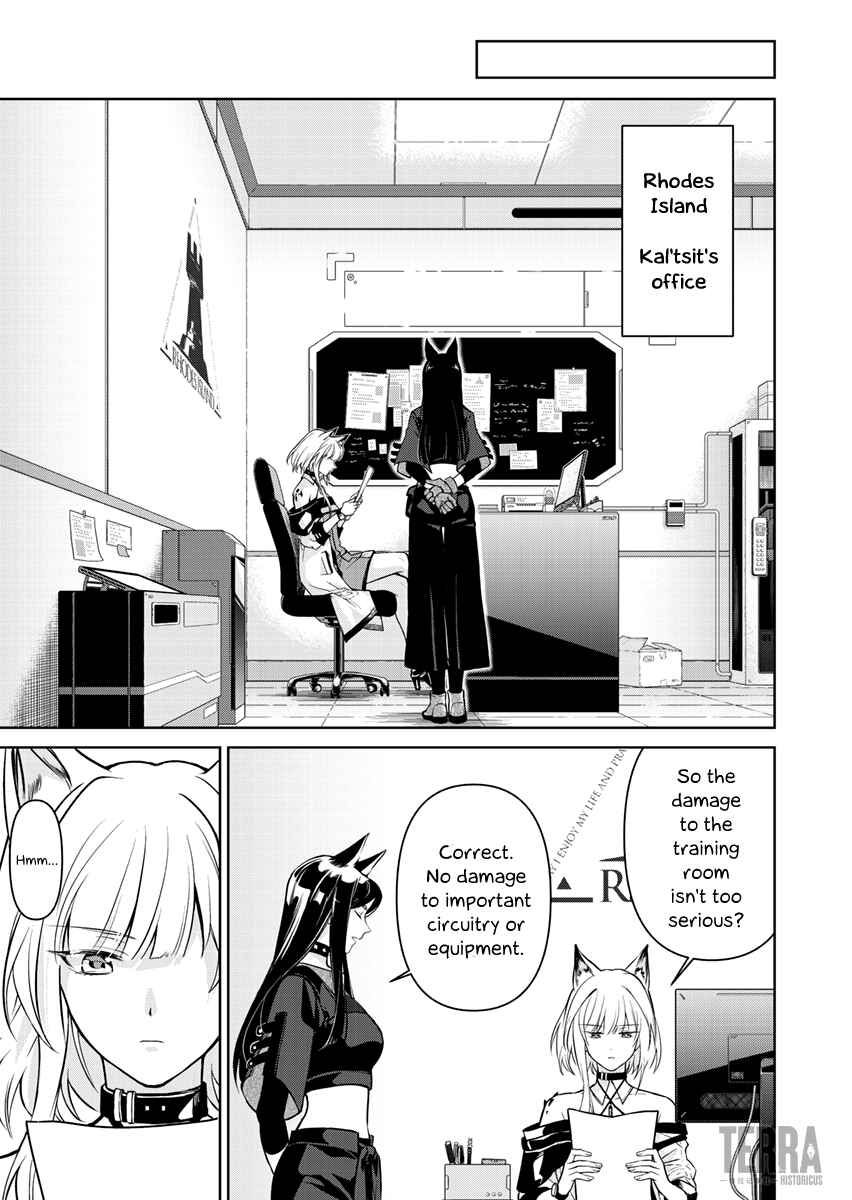 Arknights: Rhodes Island's Records of Originium - Blacksteel Chapter 5.5 - Page 1