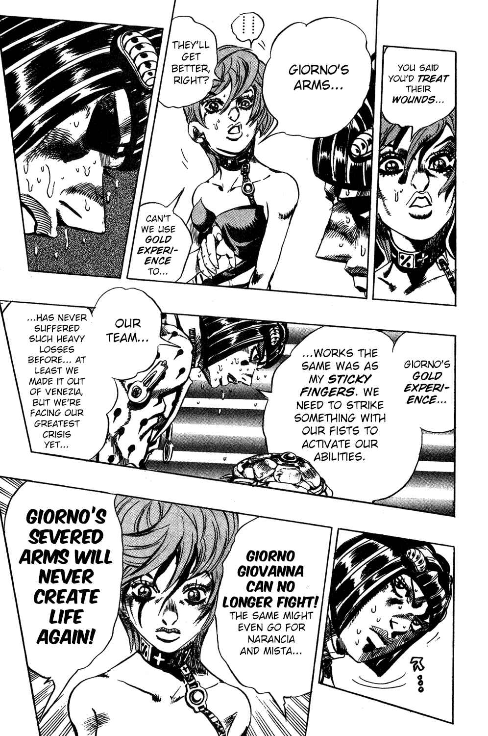 JoJo no Kimyou na Bouken: Part 5 - Ougon no Kaze Chapter 97 - Page 8