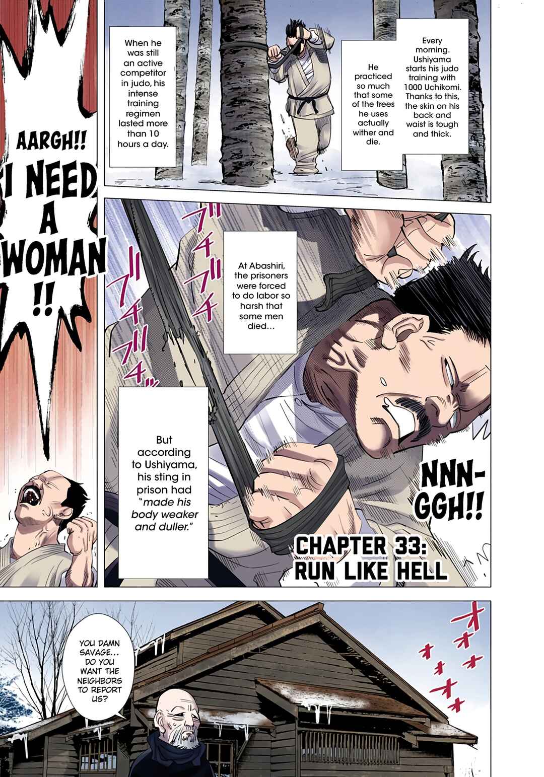 Golden Kamuy (Official Colored) Chapter 33 - Page 1