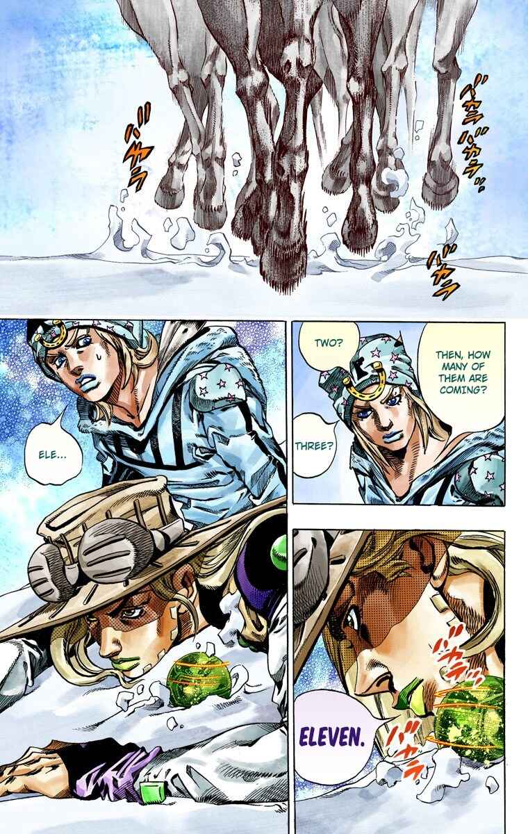 JoJo no Kimyou na Bouken: Part 7 - Steel Ball Run Color-ban Chapter 45 - Page 18