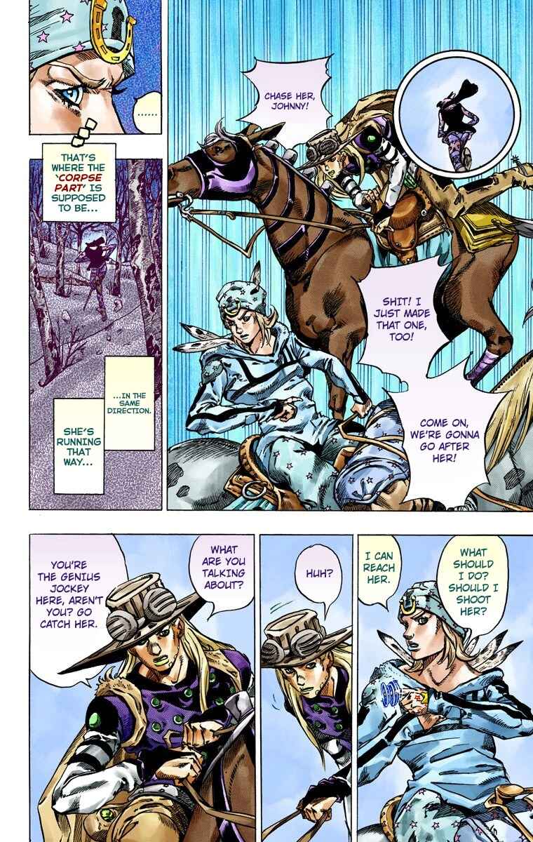 JoJo no Kimyou na Bouken: Part 7 - Steel Ball Run Color-ban Chapter 45 - Page 22